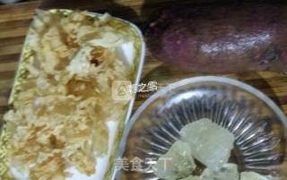 紫薯银耳养颜汤的做法步骤：1