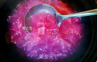紫薯银耳养颜汤的做法步骤：5