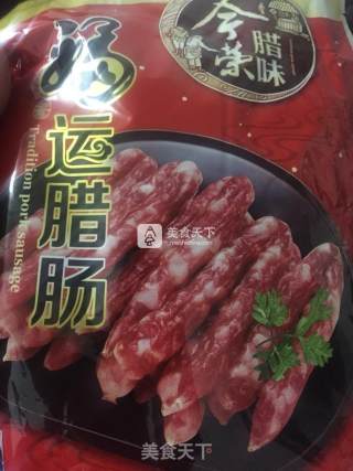 广式腊肠煲仔饭的做法步骤：2