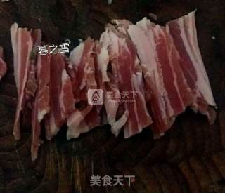 火腿肉炒娃娃菜的做法步骤：2