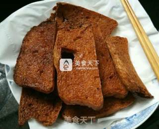 凉调炸面筋的做法步骤：4