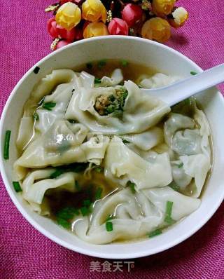 荠菜猪肉馄饨的做法步骤：19