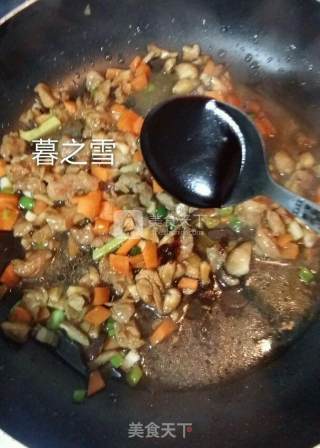 香菇肉酱面的做法步骤：6
