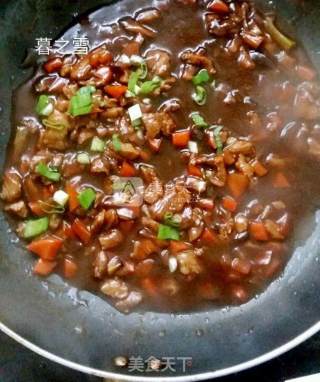 香菇肉酱面的做法步骤：8