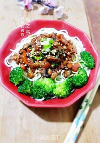 香菇肉酱面的做法步骤：11