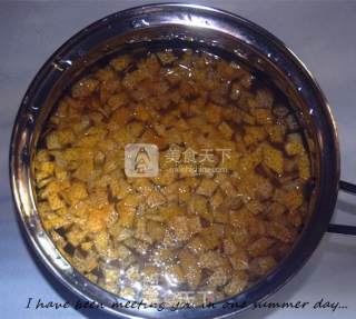 柚皮磅蛋糕（附自制柚皮酱）的做法步骤：9