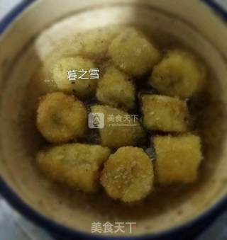 炸香蕉的做法步骤：4