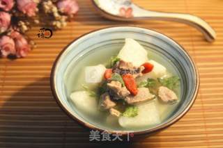 羊肉白萝卜汤的做法步骤：13