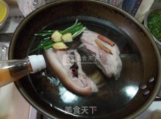 无油五花肉卷笋干的做法步骤：3