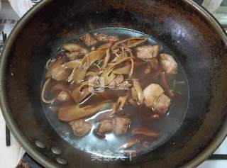 无油五花肉卷笋干的做法步骤：10