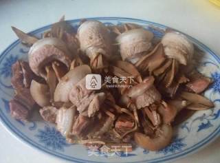 无油五花肉卷笋干的做法步骤：14