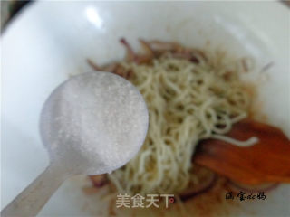 咖喱洋葱肉炒面的做法步骤：8