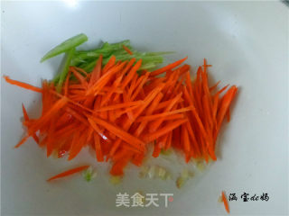 杏鲍菇素炒面的做法步骤：6