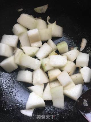 鸡汤炖冬瓜块的做法步骤：3