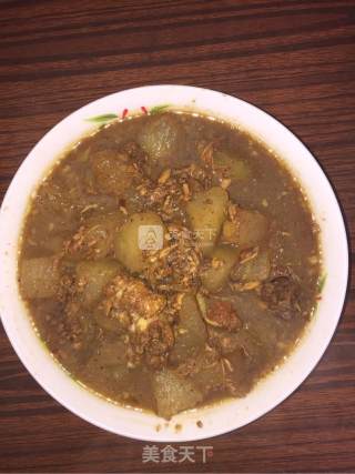 鸡汤炖冬瓜块的做法步骤：6