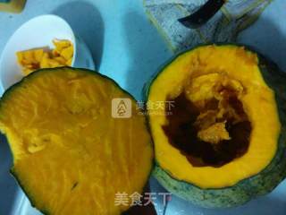 鸡肉南瓜盅的做法步骤：3