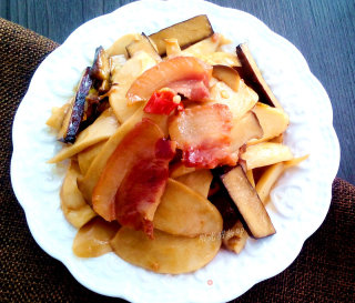 香干炒鸡腿菇的做法步骤：10