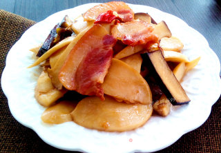 香干炒鸡腿菇的做法步骤：11