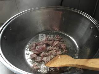 茨菰冬笋肉片的做法步骤：5