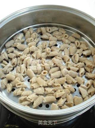 炒螺旋莜面的做法步骤：7