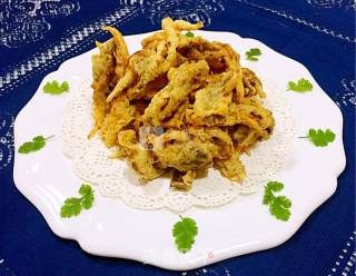 香酥孜然平菇的做法步骤：17