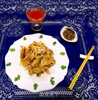 香酥孜然平菇的做法步骤：18
