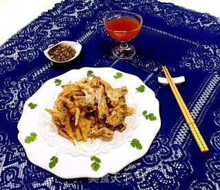香酥孜然平菇的做法步骤：20