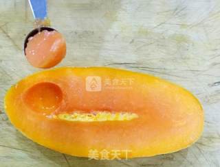 木瓜果盘的做法步骤：3
