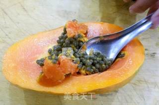 木瓜果盘的做法步骤：4