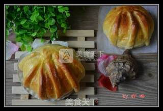 椰蓉馅奶油贝壳面包的做法步骤：15