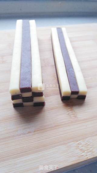 棋格饼干的做法步骤：7