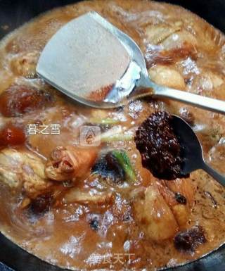 杏鲍菇烧鸡腿的做法步骤：6