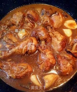 杏鲍菇烧鸡腿的做法步骤：7
