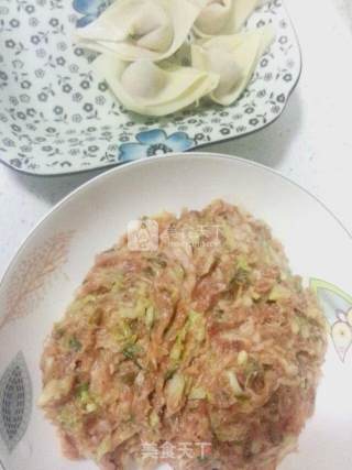 白菜猪肉馅速冻抄手的做法步骤：4
