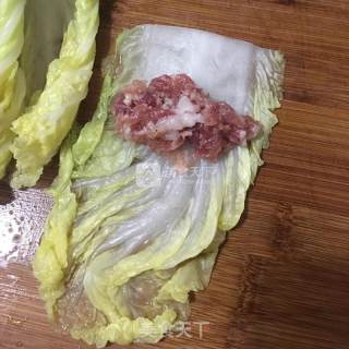 肉末白菜卷的做法步骤：6