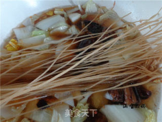 剩肉烩粉条的做法步骤：10