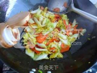 胡萝卜炒娃娃菜的做法步骤：6