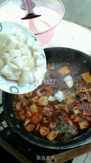 豆腐红烧酸辣比目鱼的做法步骤：21