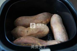 香烤地瓜的做法步骤：4