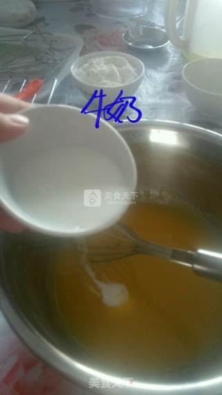 戚风奶油蛋糕的做法步骤：6