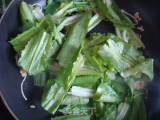 油麦菜炒金针菇的做法步骤：7