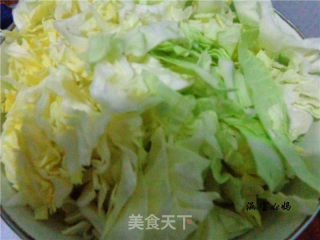 素炒甘蓝的做法步骤：2