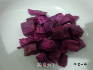 紫薯花生大米糊的做法步骤：1