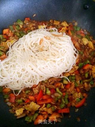 素食炒面的做法步骤：9