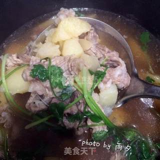 牛筋土豆汤的做法步骤：10