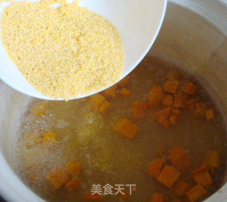 南瓜年糕养生粥的做法步骤：4