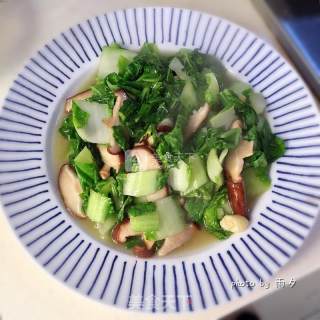 香菇炒五月慢的做法步骤：7