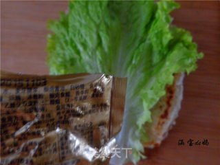 飞饼卷牛排的做法步骤：7