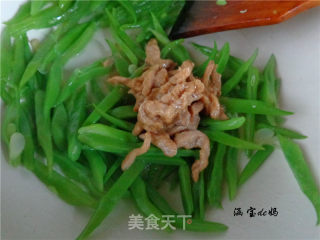肉丝炒豆角的做法步骤：8
