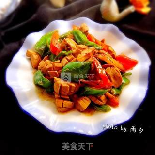 双椒炒腰花的做法步骤：11